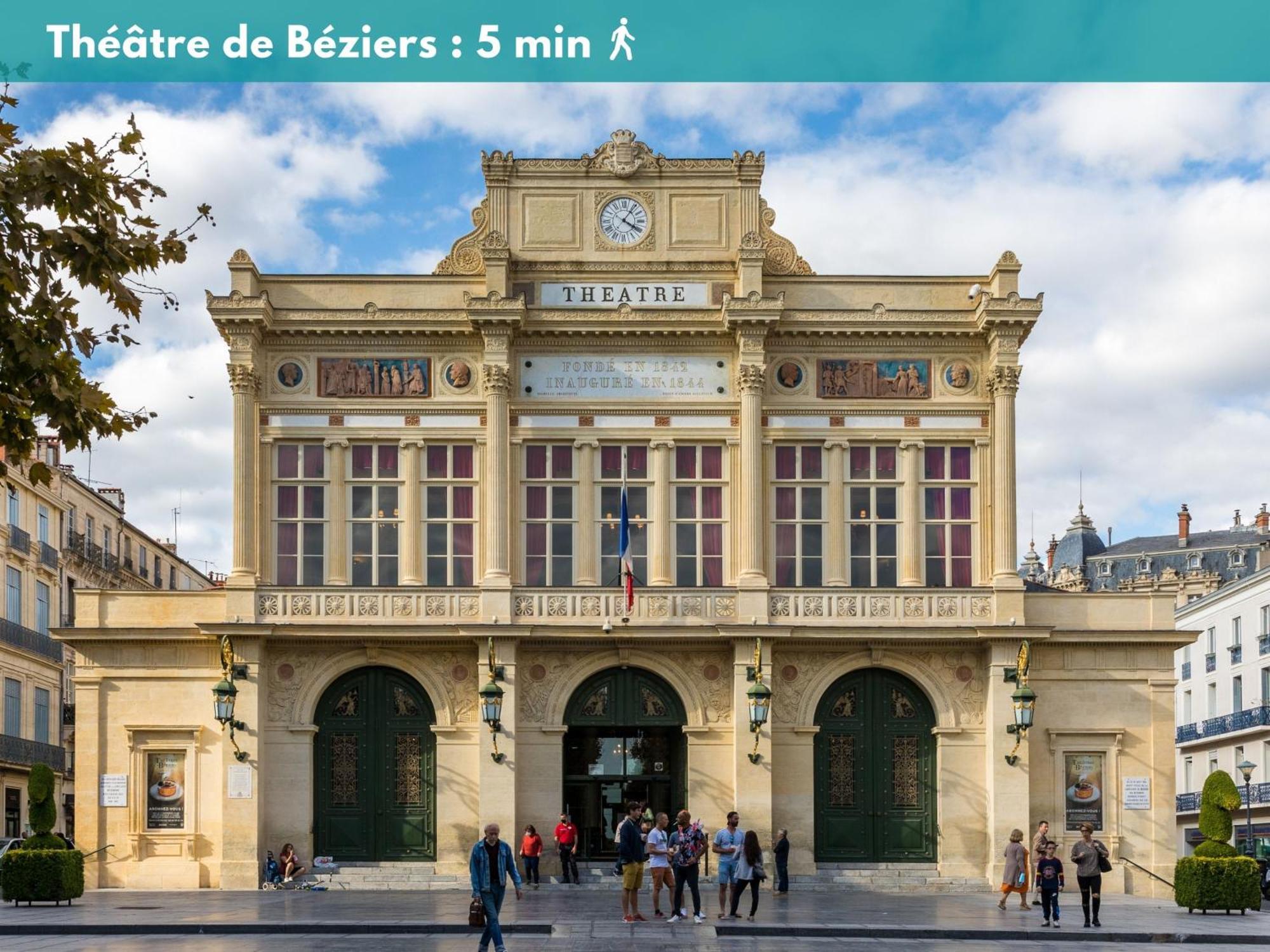 Elegant Studio Climatise 'Alma 2' - Coeur De Beziers - Wifi Fibre - Netflix Béziers Exterior foto